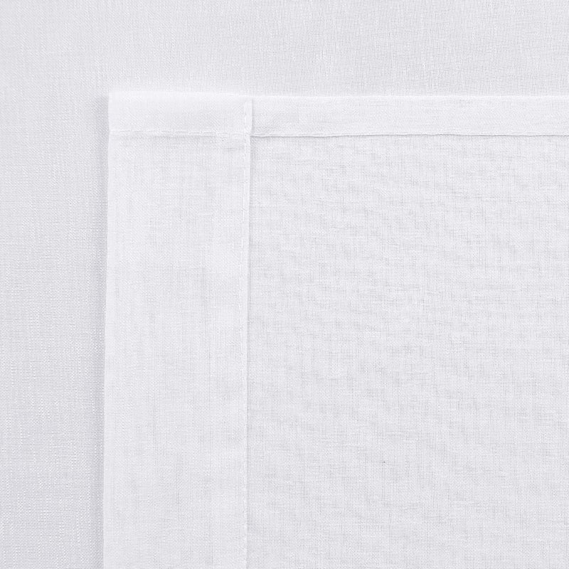 DWCN White Sheer Curtains Semi Transparent Voile Rod Pocket Curtains for Bedroom and Living Room, 42 x 108 inches Long, Set of 2 Panels - Image 5